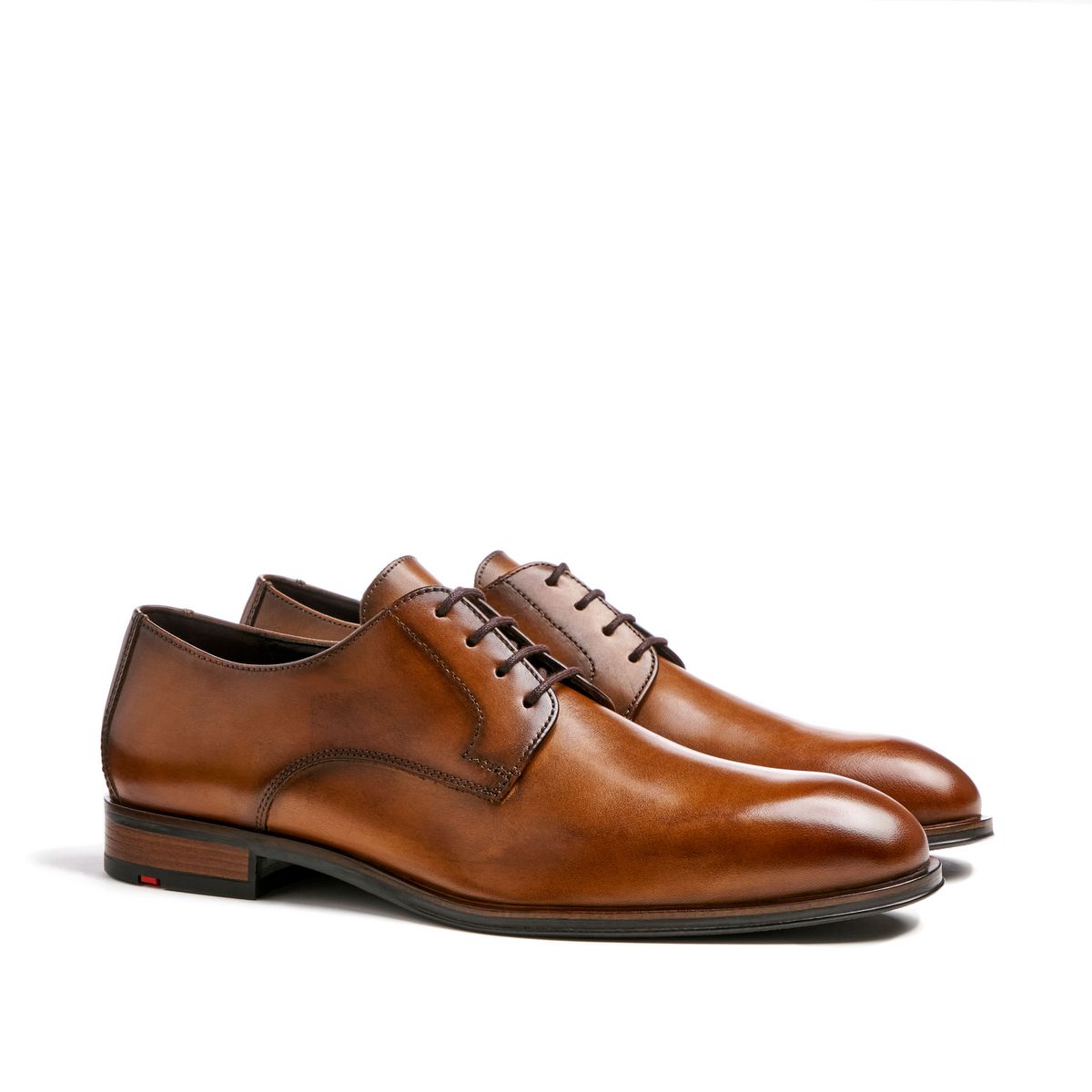 Elegante Derby-Schuhe aus Glattleder