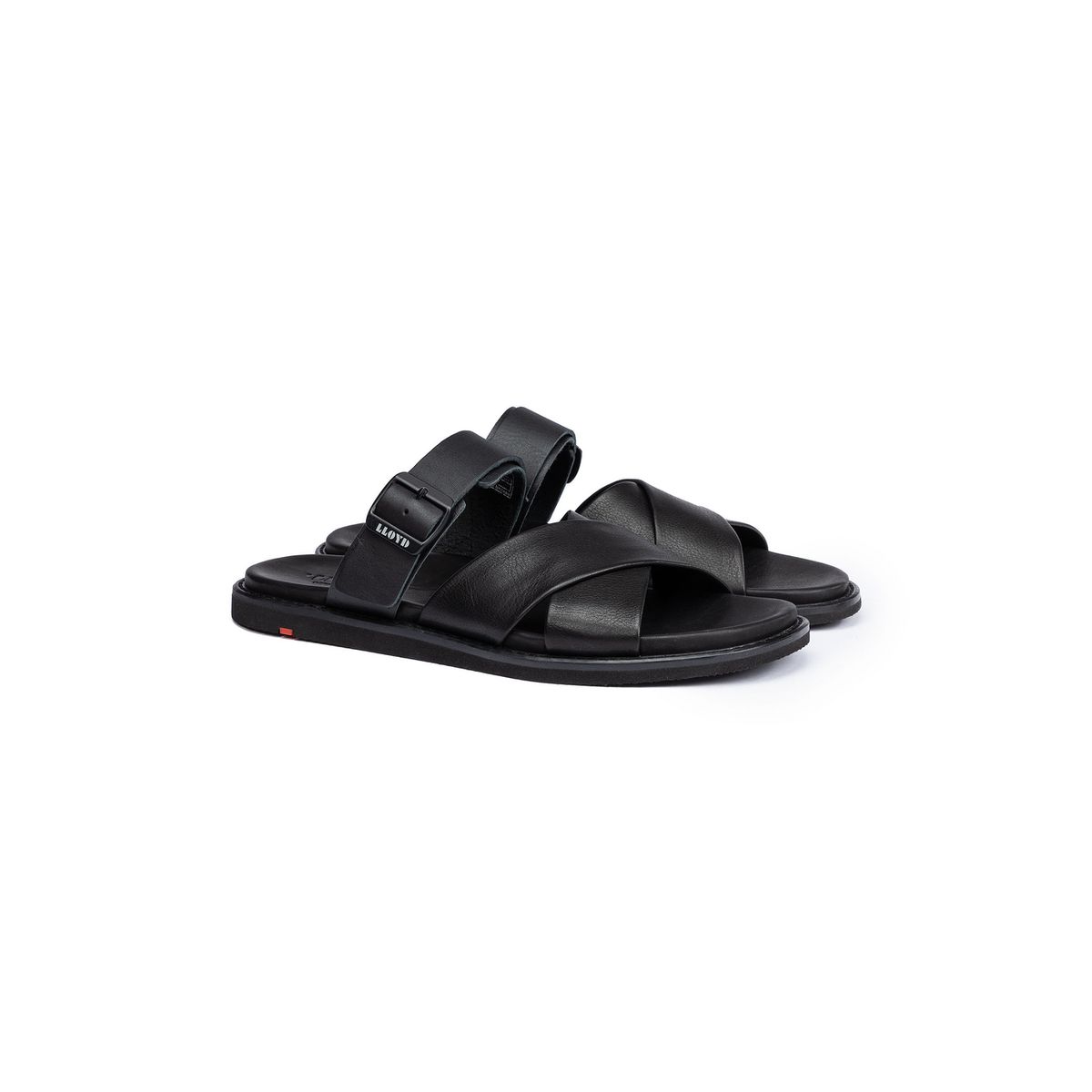 Elegante Ledersandalen mit Kreuzriemen