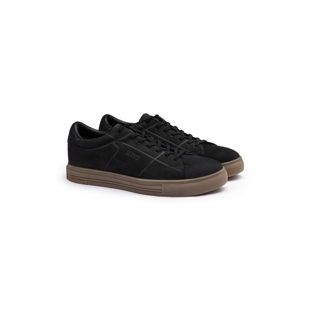 Low-Top-Sneaker aus geprägtem Leder