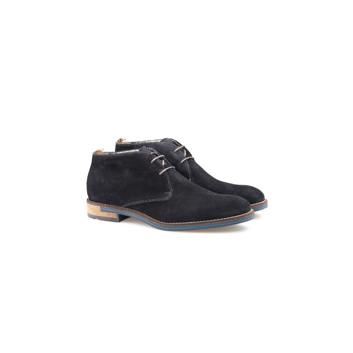 Elegante Schnür-Desert Boots aus Rauleder