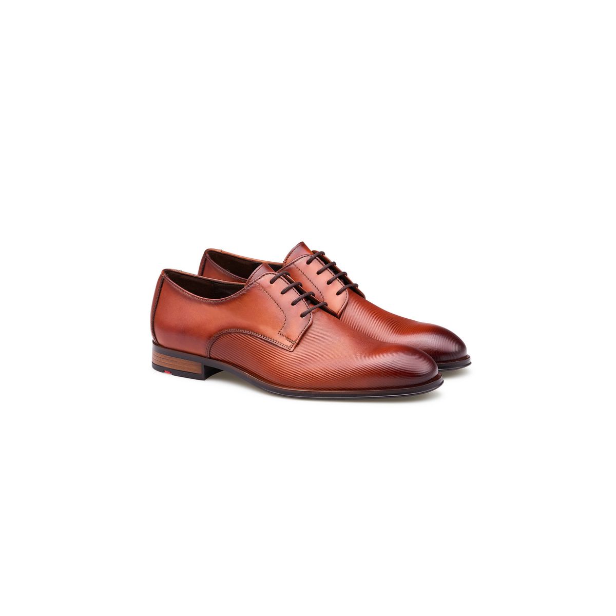 Elegante Derby-Schuhe aus Strukturleder