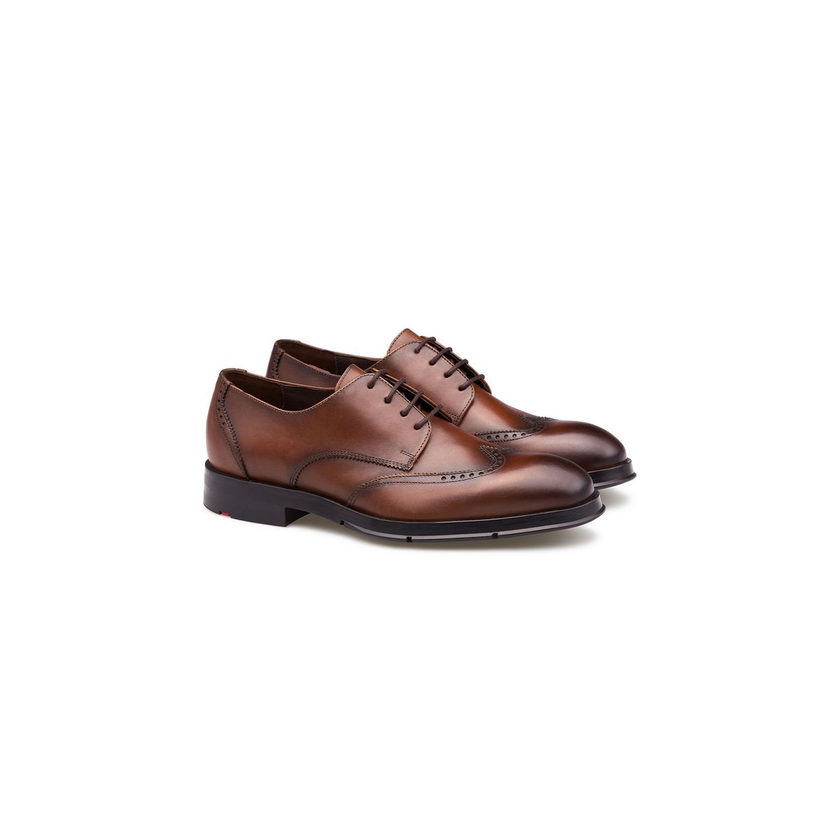 Klassische Budapester Derby-Schnürschuhe