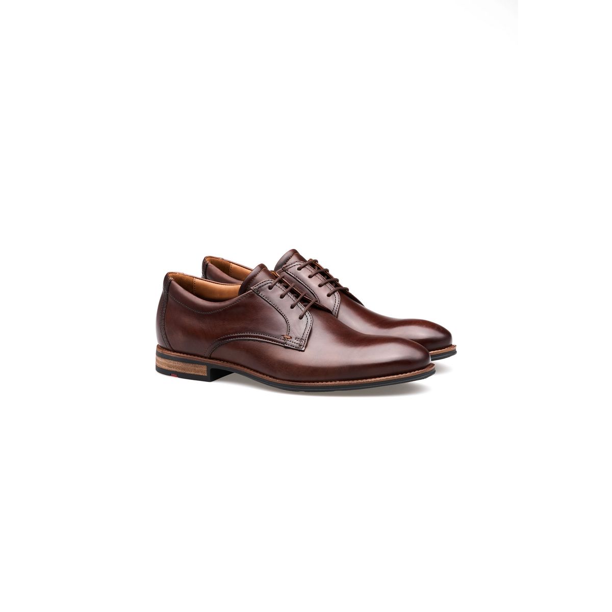 Klassische Derby-Schuhe aus Glattleder