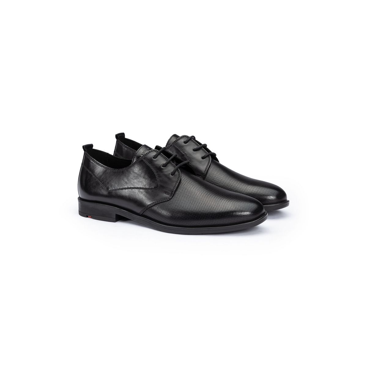 Elegante Derby-Schuhe mit Lederprägung