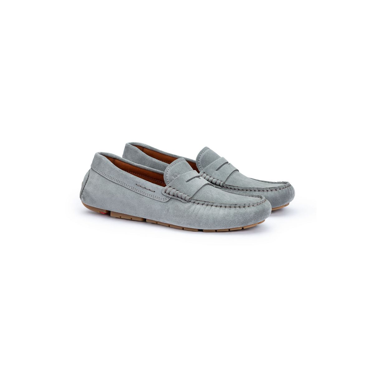 Weiche Rauleder Penny-Loafer