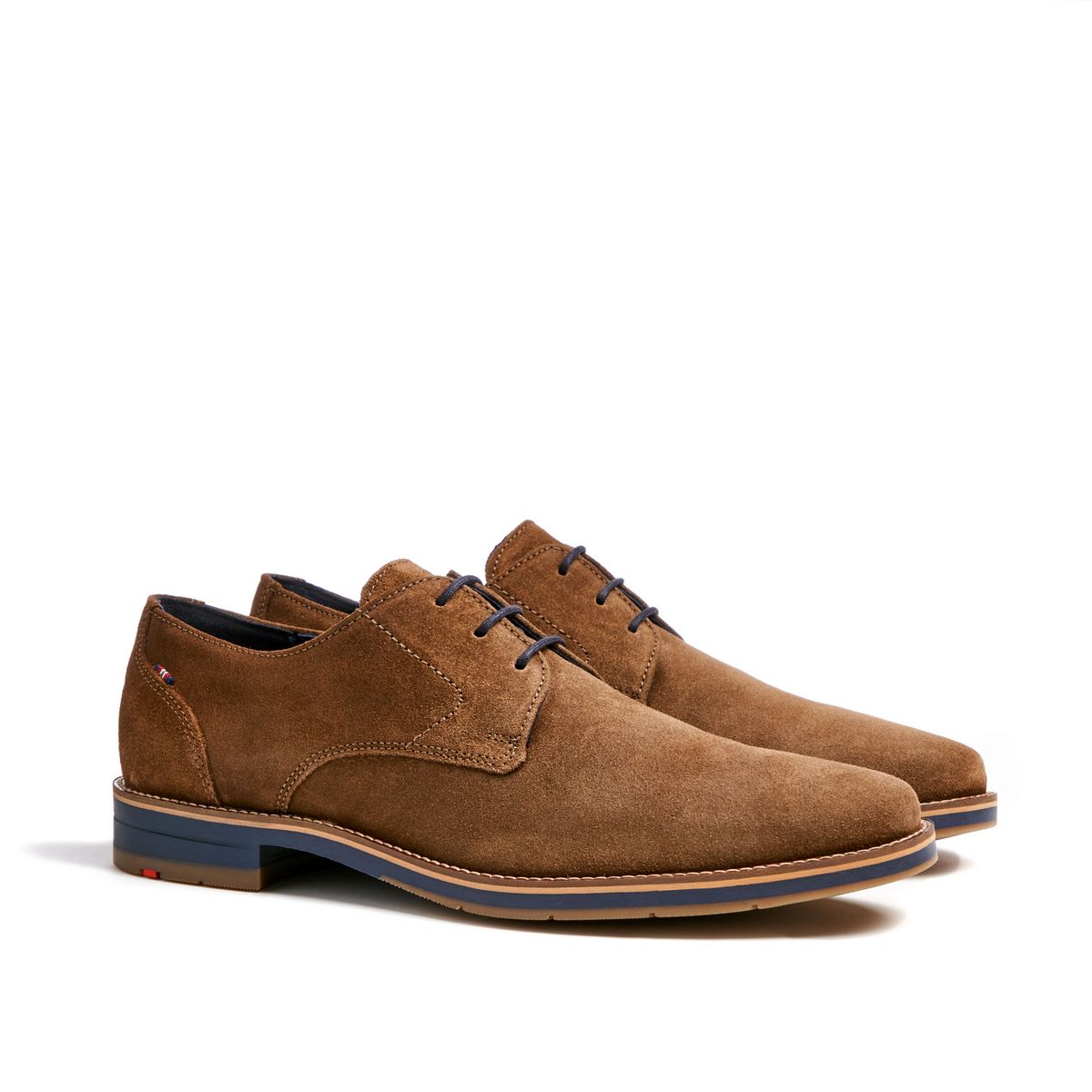 Elegante Veloursleder Derby-Schuhe
