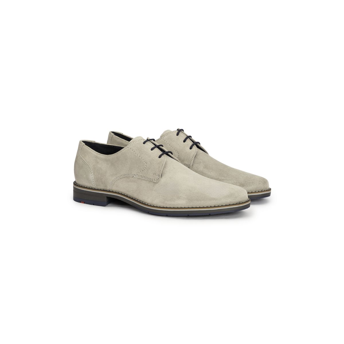 Klassische Derby-Schnürschuhe aus Rauleder