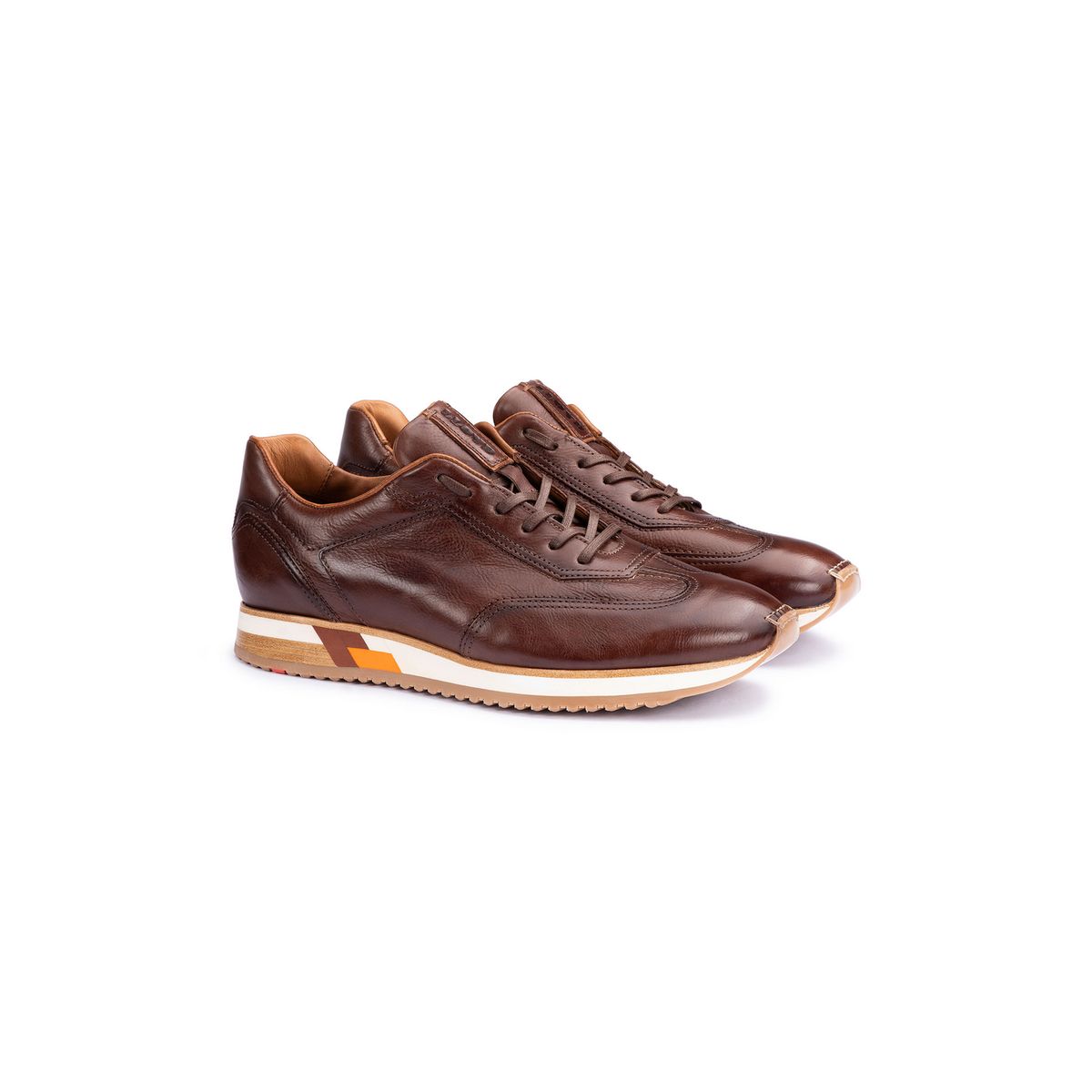 Premium Glattleder Low-Top Sneaker