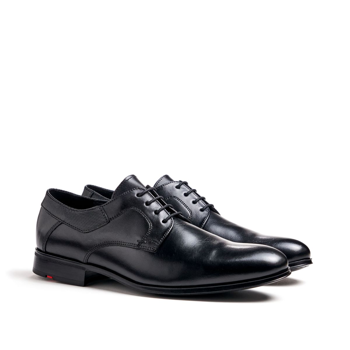 Klassische Leder-Derby-Business-Schuhe