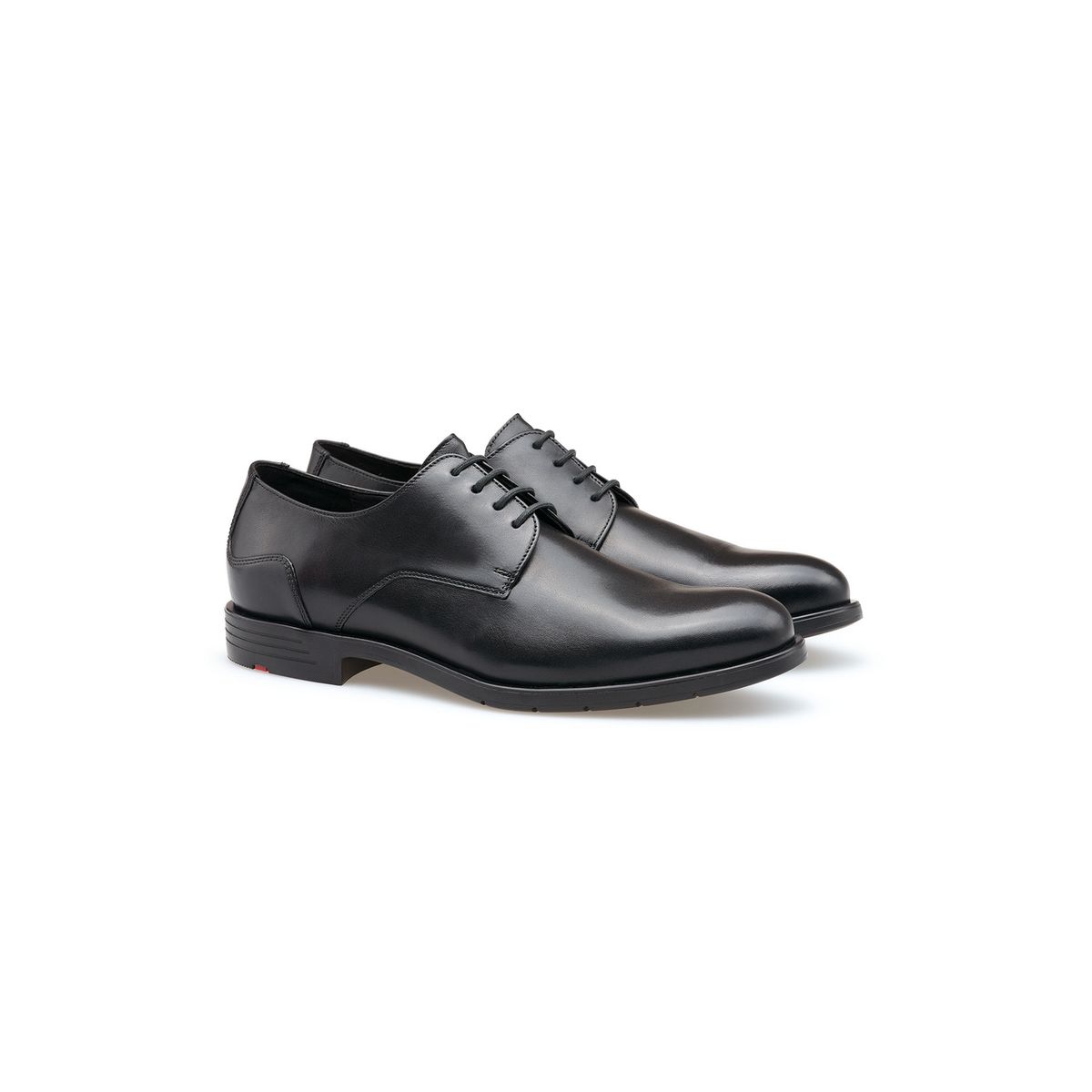 Klassische Derby-Schuhe aus Glattleder