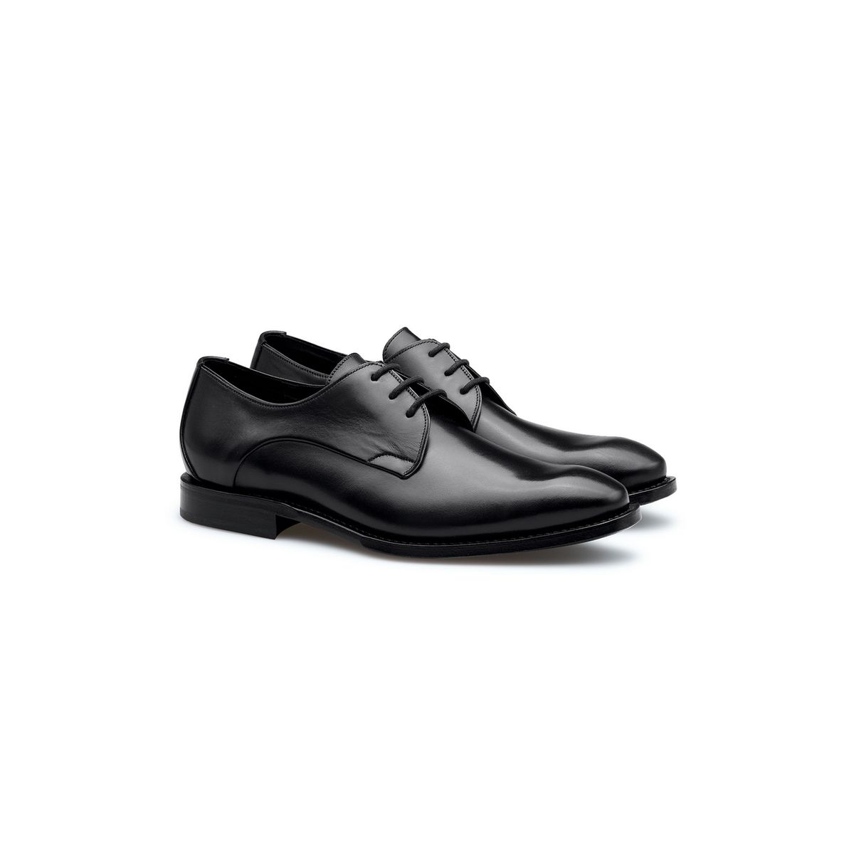 Klassische Derby-Schuhe aus Glattleder