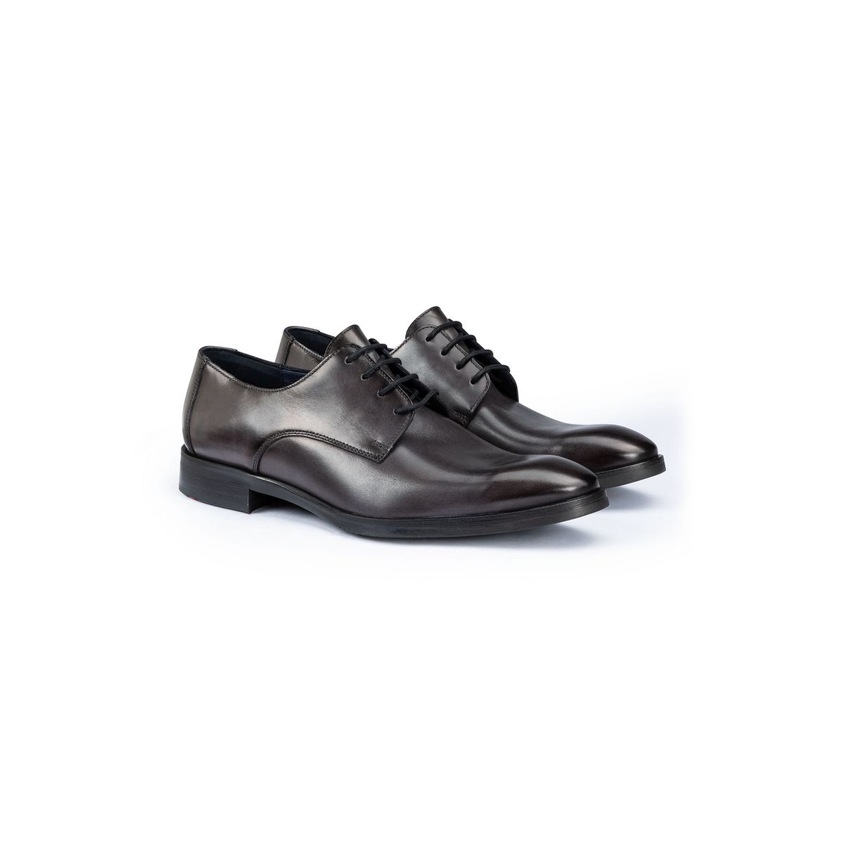 Klassische Derby-Schuhe aus Glattleder