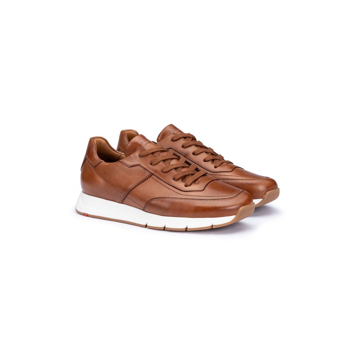 Eleganter Low-Top Leder-Sneaker