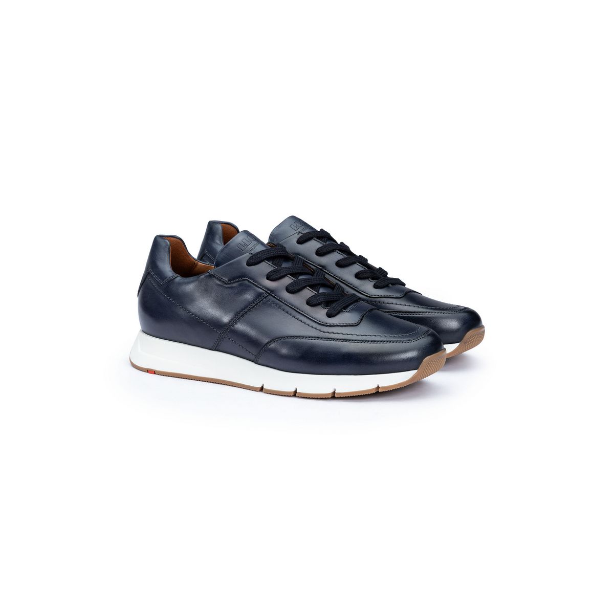 Eleganter Low-Top aus Glattleder