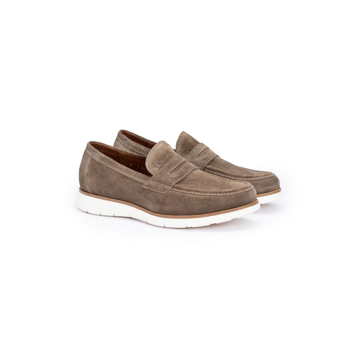 Freizeit-Slipper aus Rauleder