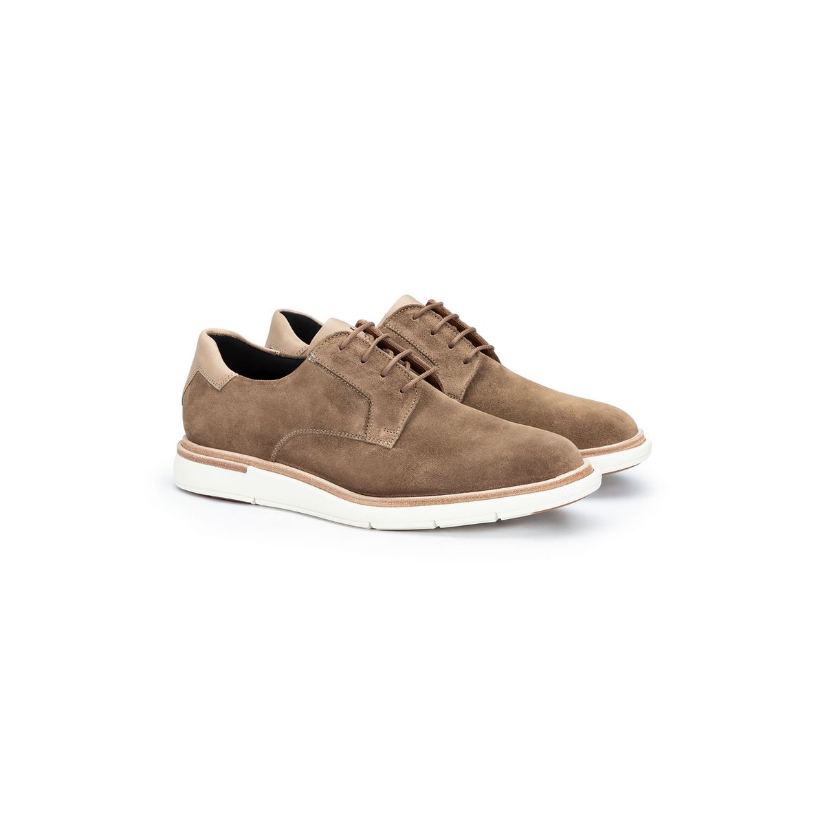 Lässige Derby-Schuhe aus Rauleder