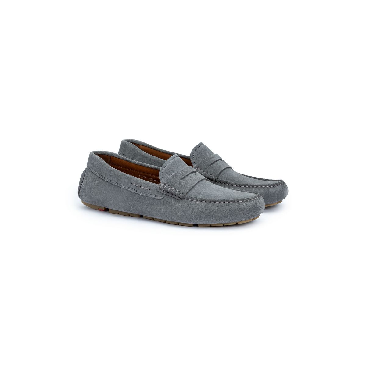 Zeitlose Slipper aus Rauleder