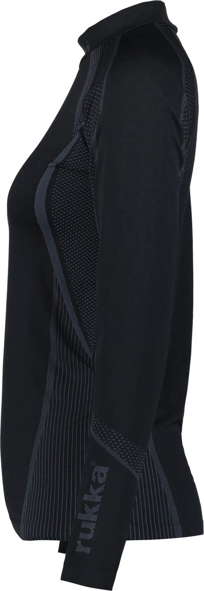 Sportliches Langarmshirt mit Stehkragen