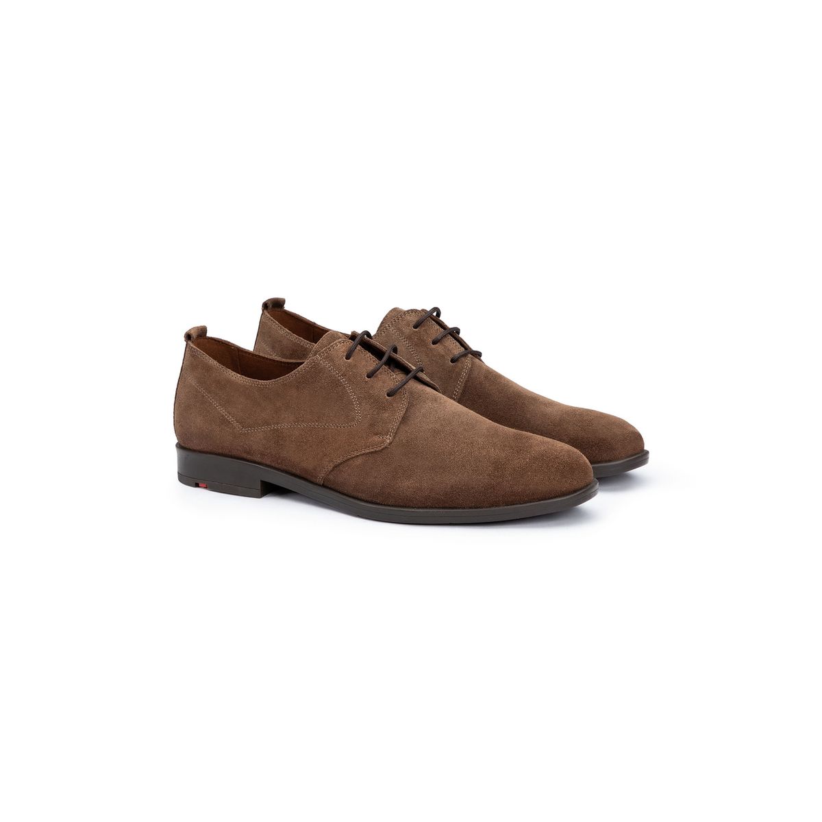 Elegante Derby-Schnürschuhe aus Rauleder