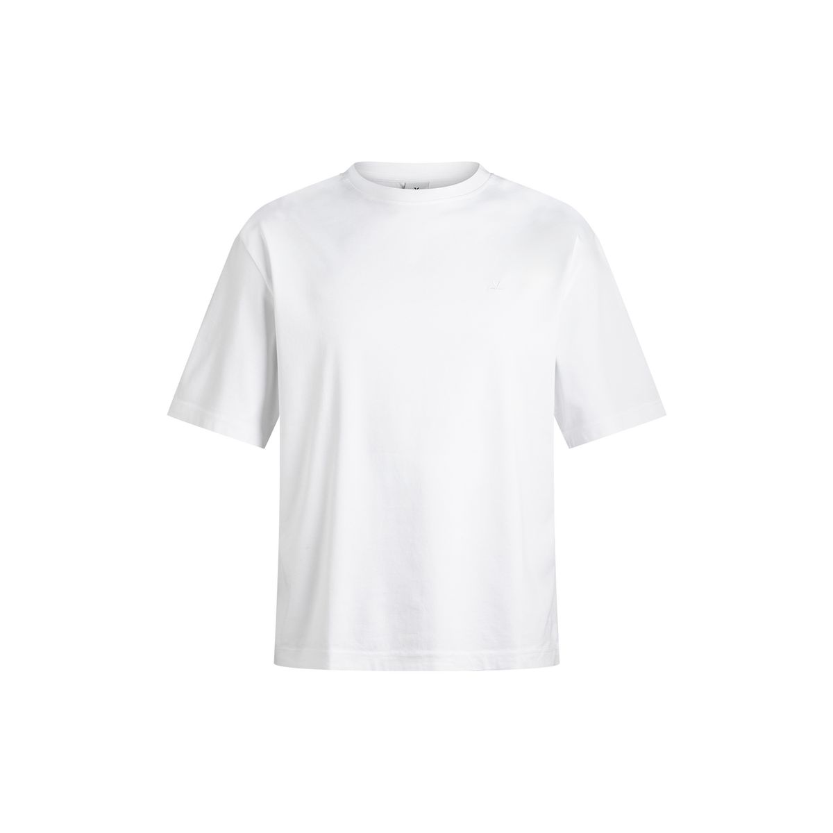 Oversized Rundhalsshirt aus merzerisierter Baumwolle