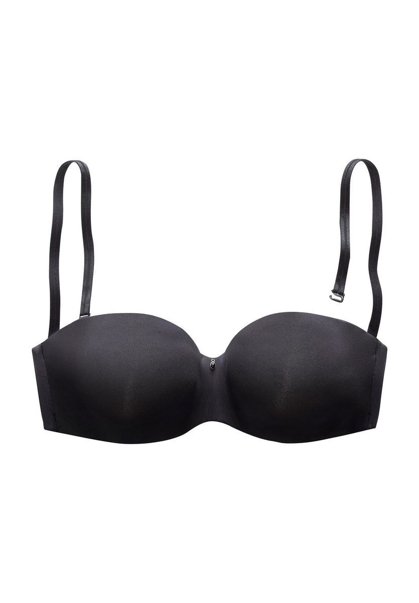 Trägerloser BH mit Polsterung und abnehmbaren Trägern