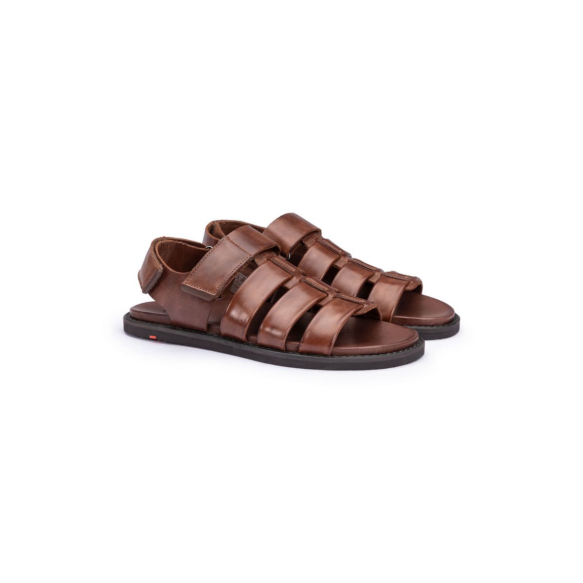 Verstellbare Leder-Riemensandalen für Herren