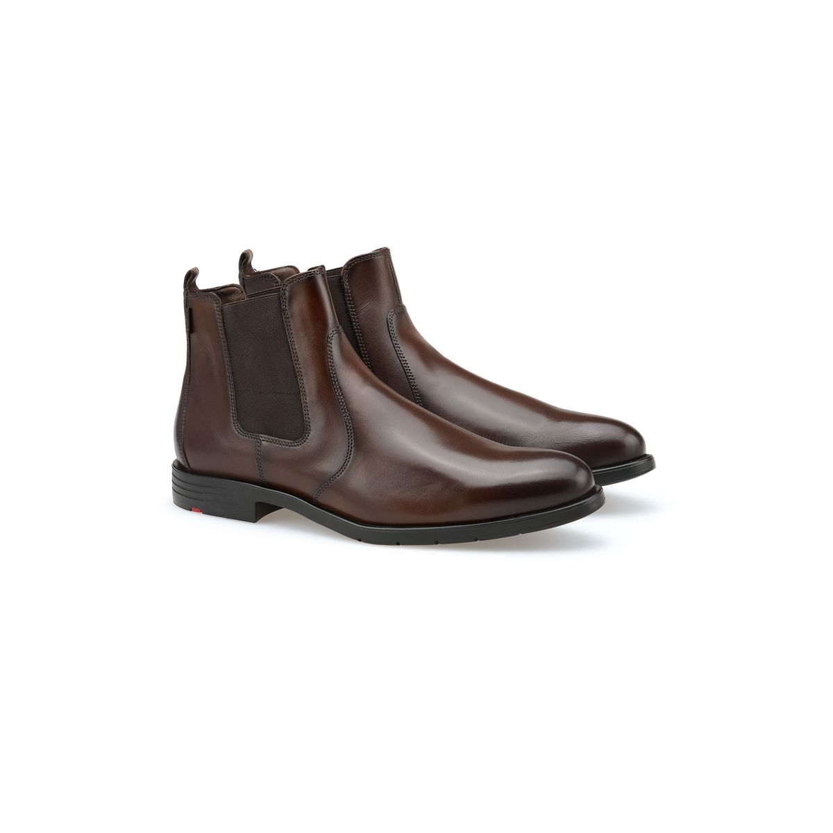 Klassische Chelsea Boots aus Glattleder