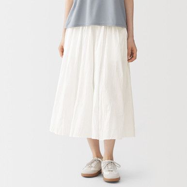 Culottes aus strukturiertem Bio-Baumwoll-Crêpe