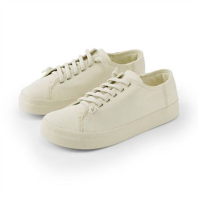 Wasserabweisende Low-Cut-Sneaker aus Canvas