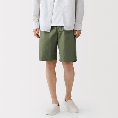 Leichte Shorts aus Bio-Baumwolle-Broadcloth