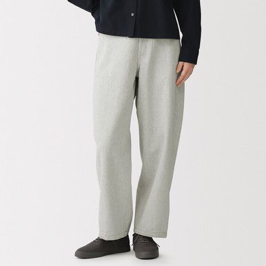 Jeans mit Kokon-Schnitt aus Kapok-Mischung
