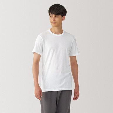 Kurzarm-T-Shirt aus Warm-Baumwolle