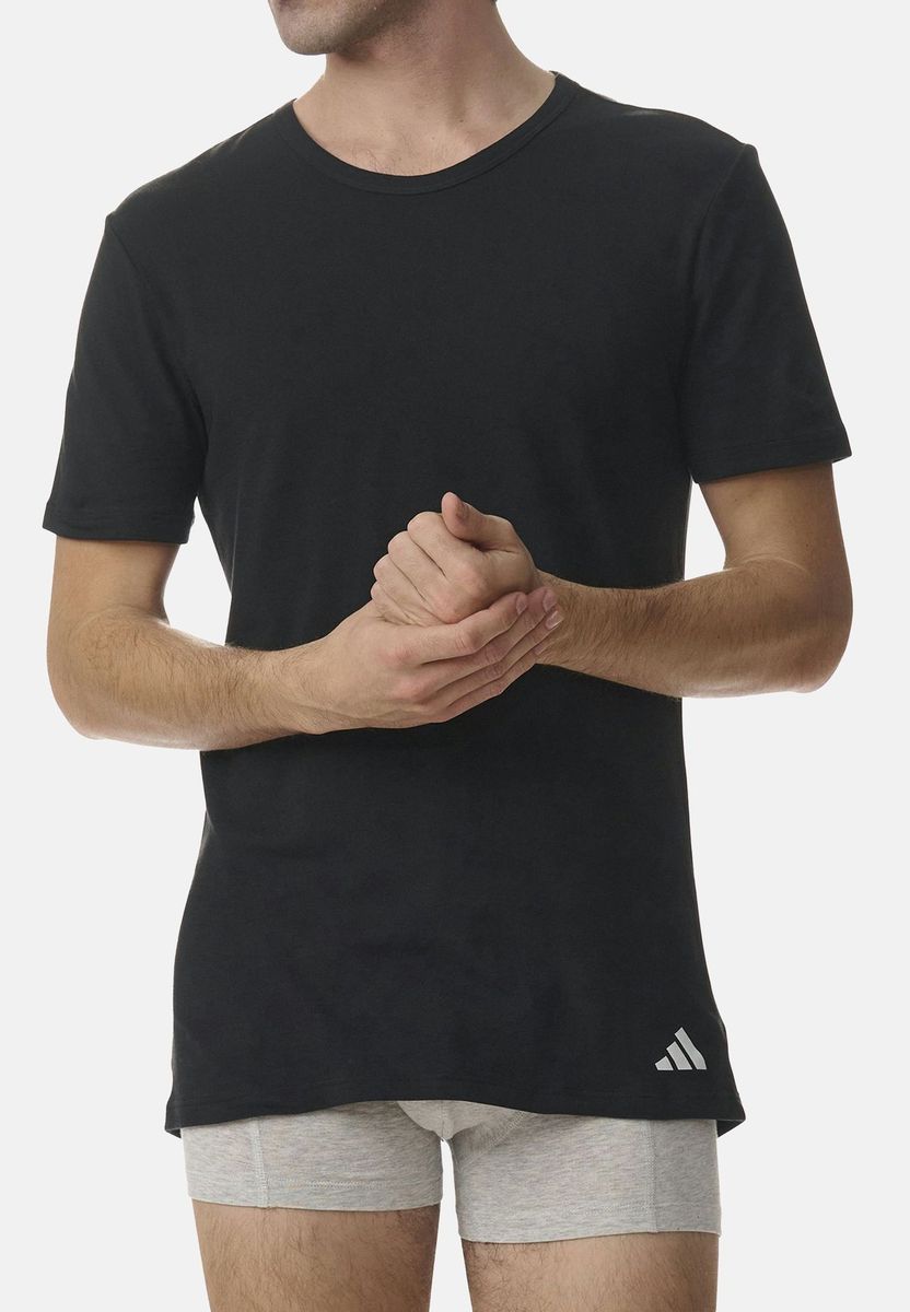 Active Flex Baumwoll-Rundhals-T-Shirt Set