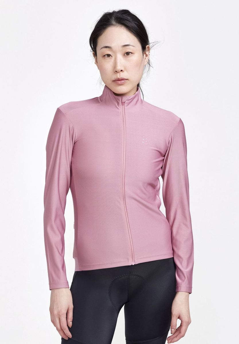 Langarm Radjacke mit durchgehendem Reißverschluss