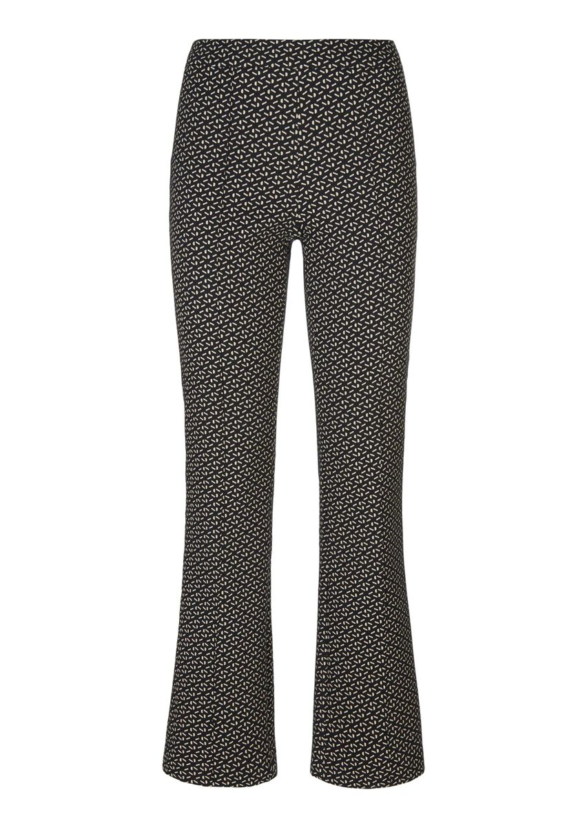 Elegante Jacquard-Hose mit 7/8-Bootcut