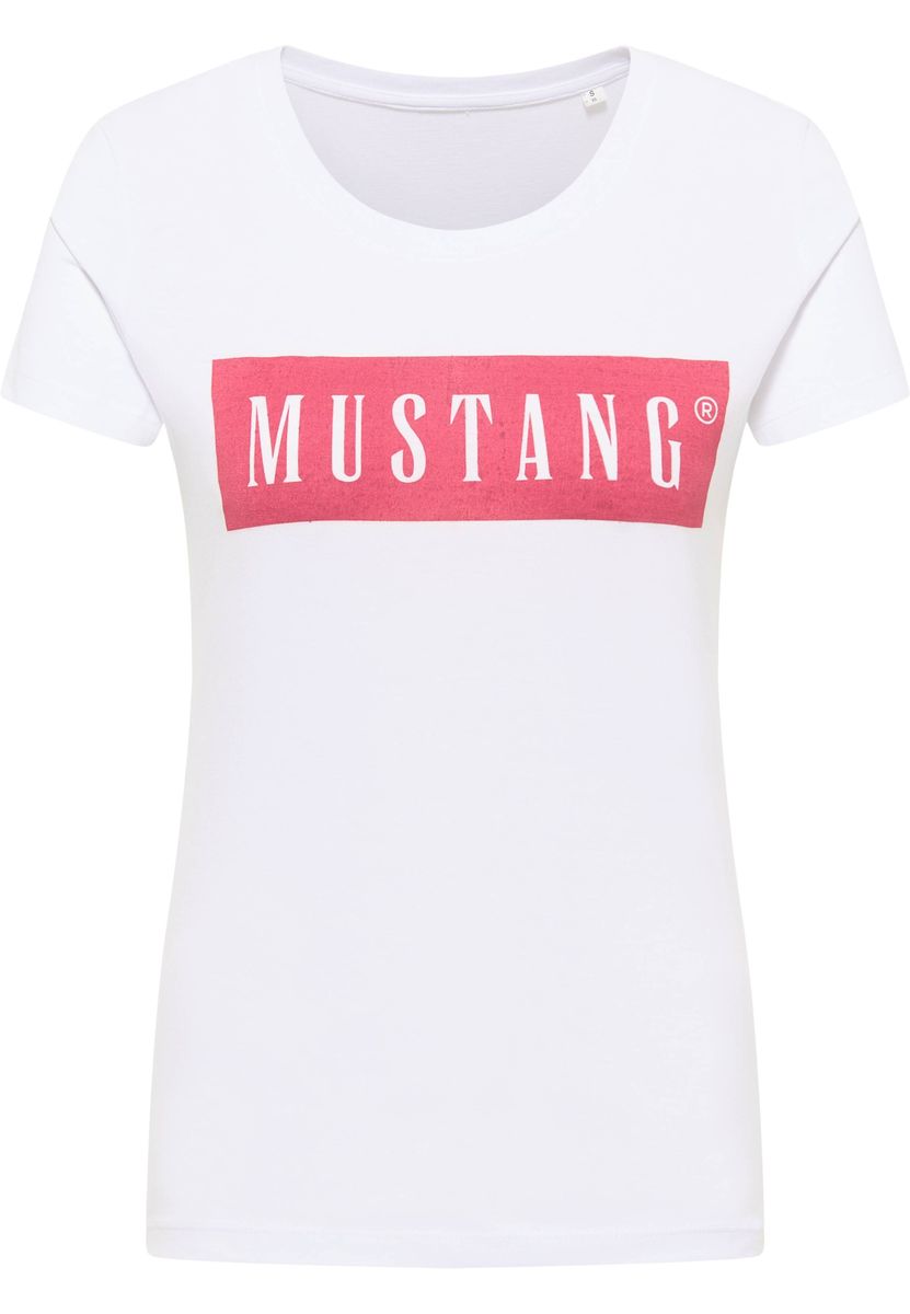 Baumwoll-T-Shirt mit Logo-Print