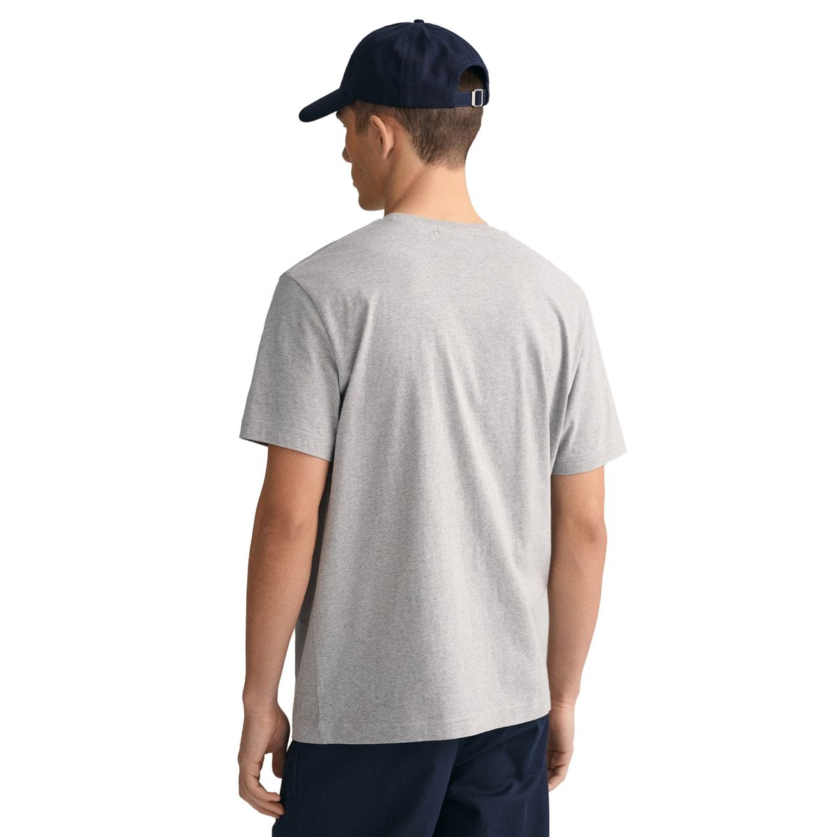 Klassisches T-Shirt mit Logo-Stickerei