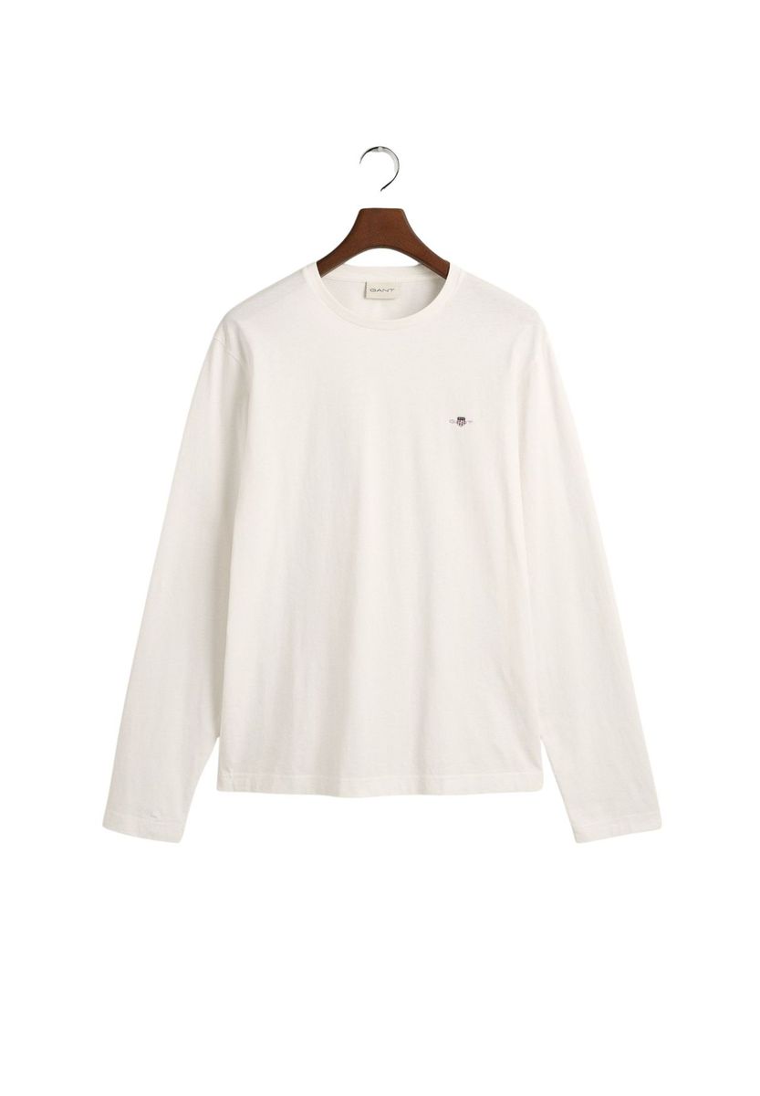 Klassisches Langarm Baumwollshirt