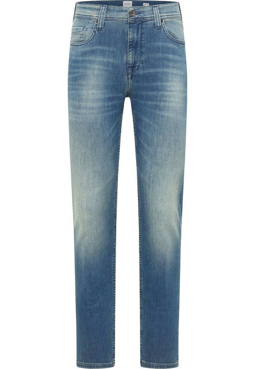 Slim Fit Jeans in Used-Optik