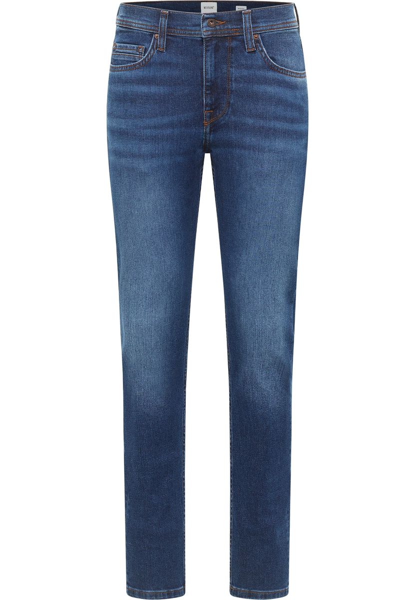 Moderne Slim Fit Jeans Used-Optik
