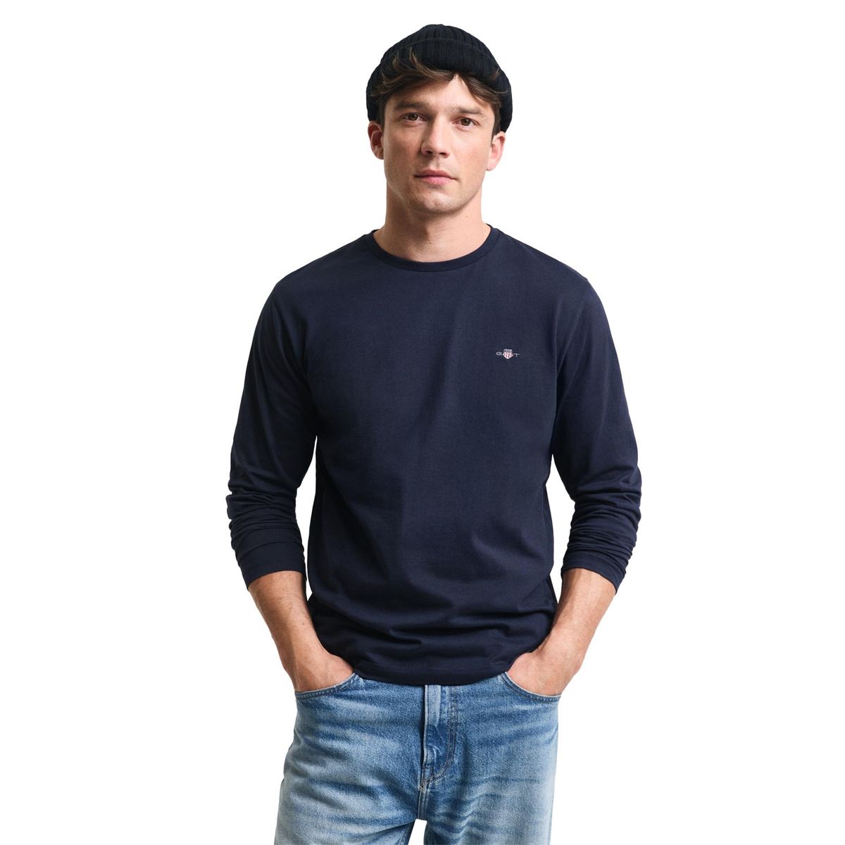Herren Langarmshirt in regulärer Passform