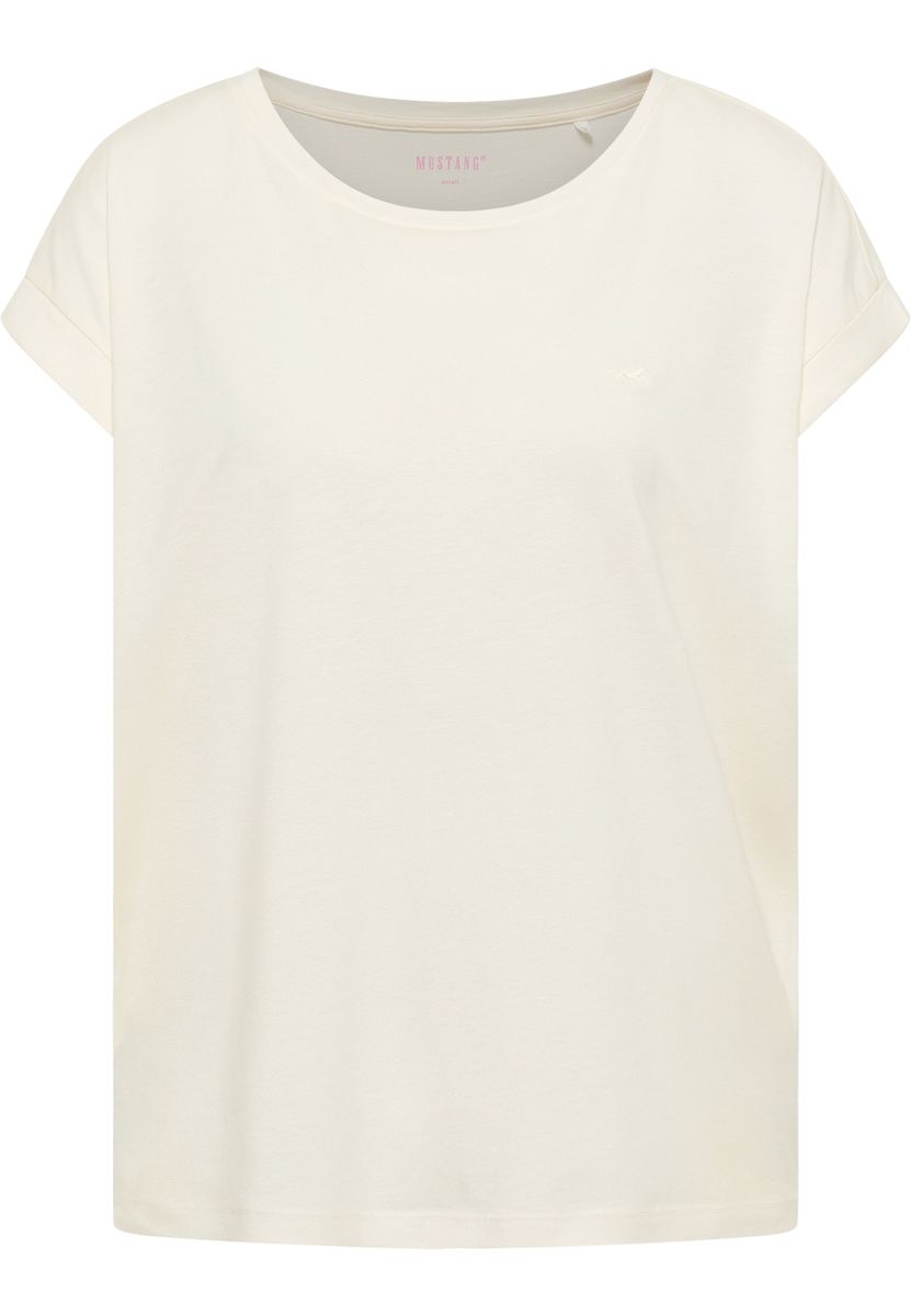 Minimalistisches T-Shirt aus Lyocell-Mix