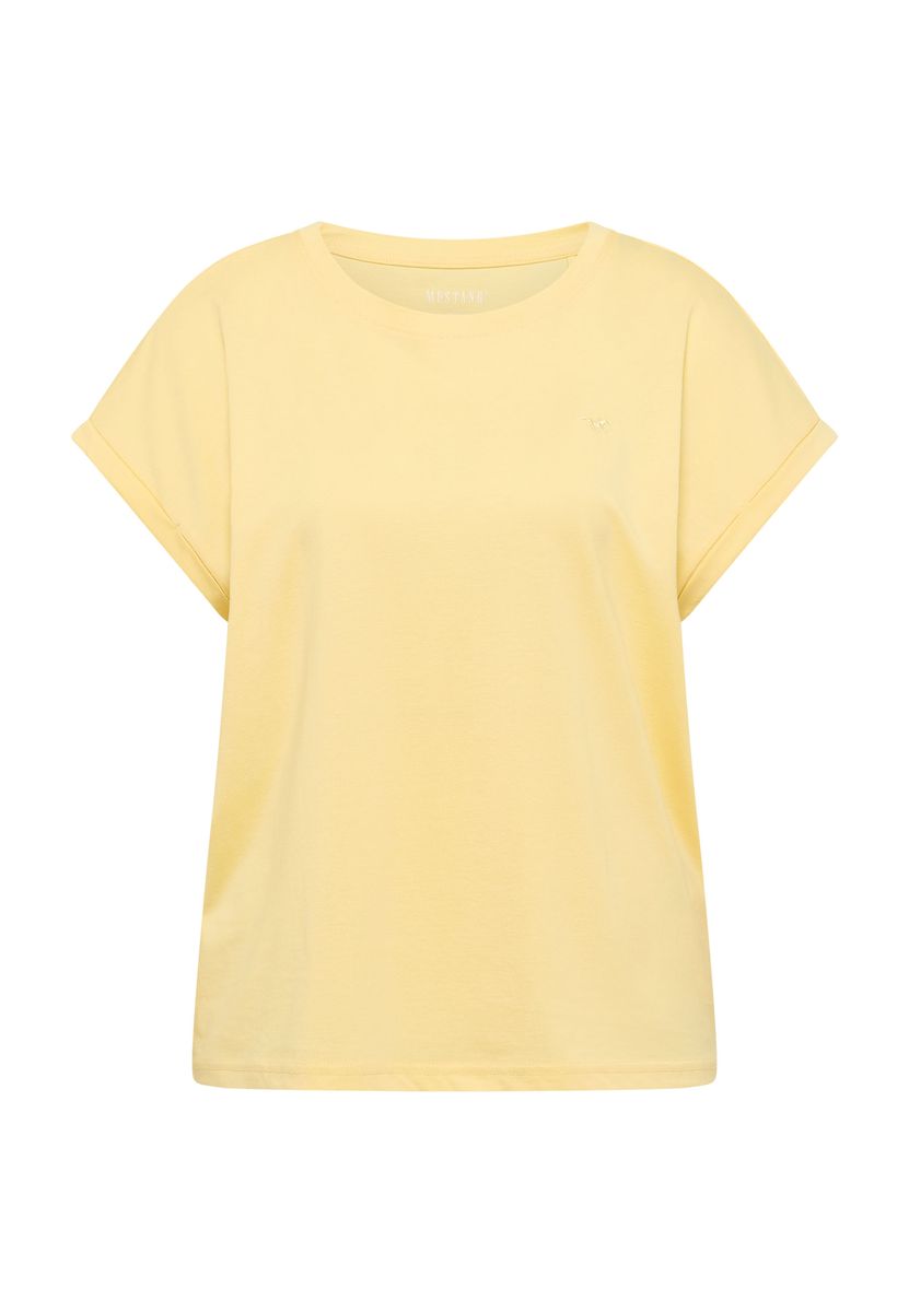 Kastiges T-Shirt aus Lyocell-Mix