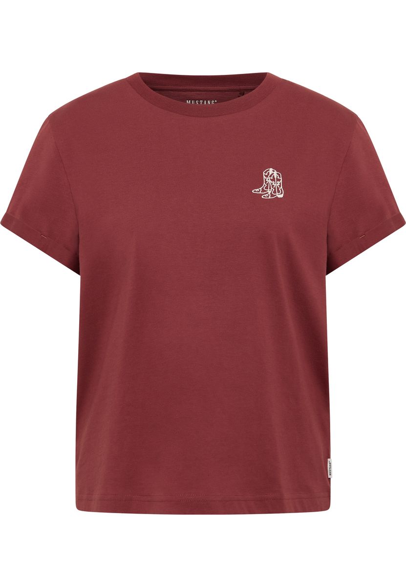Bio-Baumwollshirt mit Western-Print