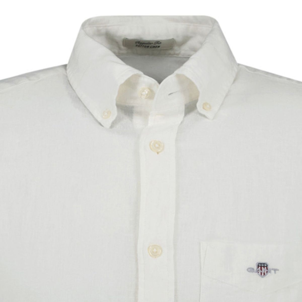 Cotton-Linen-Hemd im Regular Fit