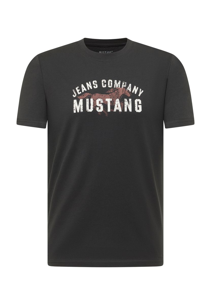 Baumwoll-T-Shirt mit Grafik-Print