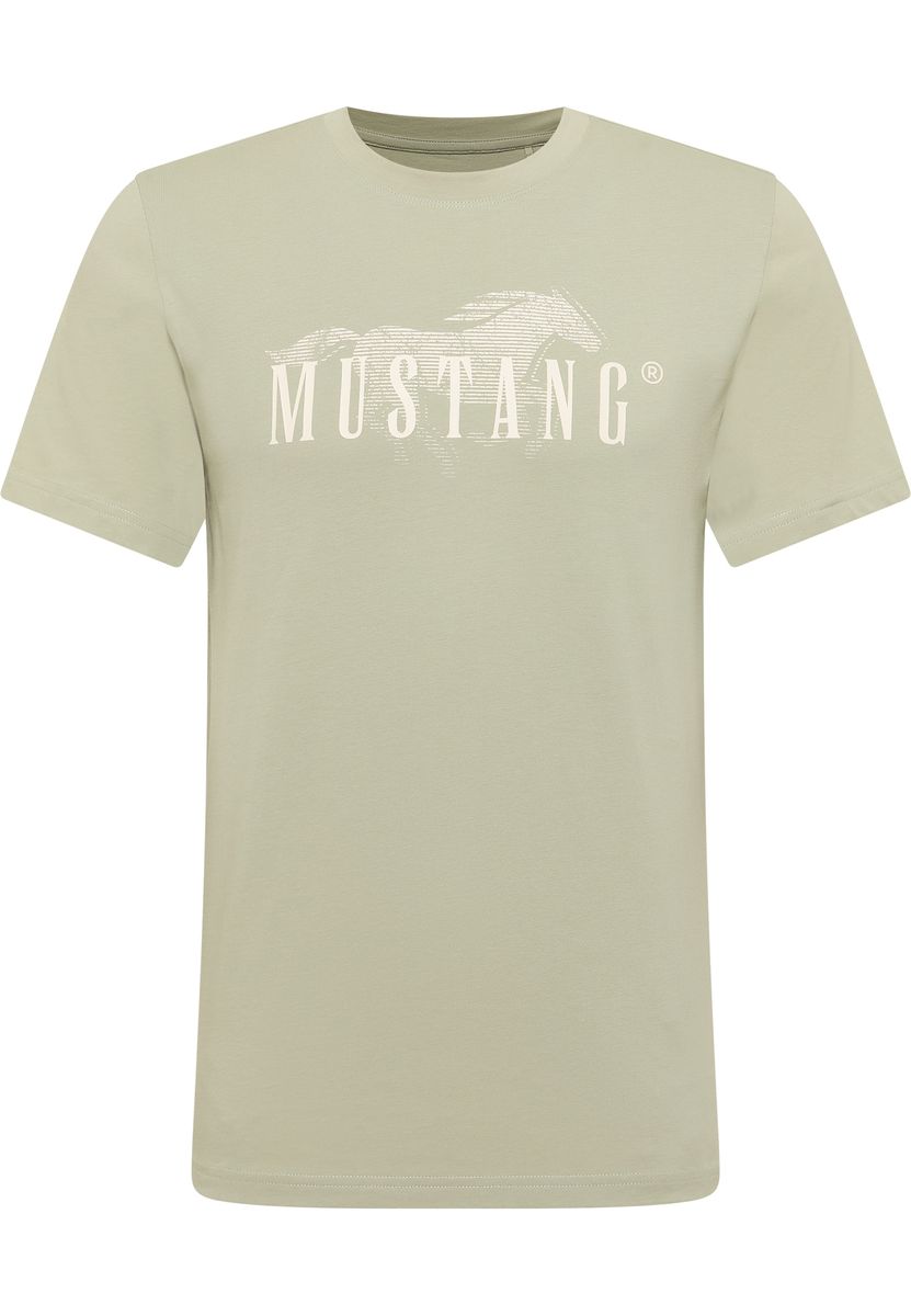 Klassisches Grafik-T-Shirt mit Pferdemotiv