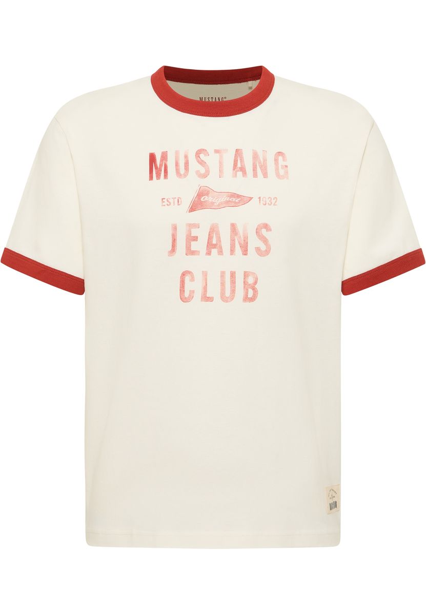 Retro Grafik-Ringer-T-Shirt