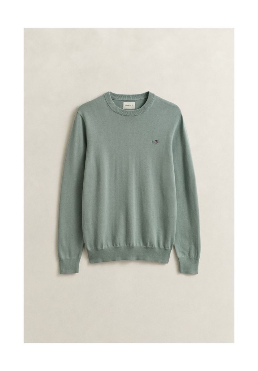 Klassischer Herren Strickpullover mit Rundhalsausschnitt