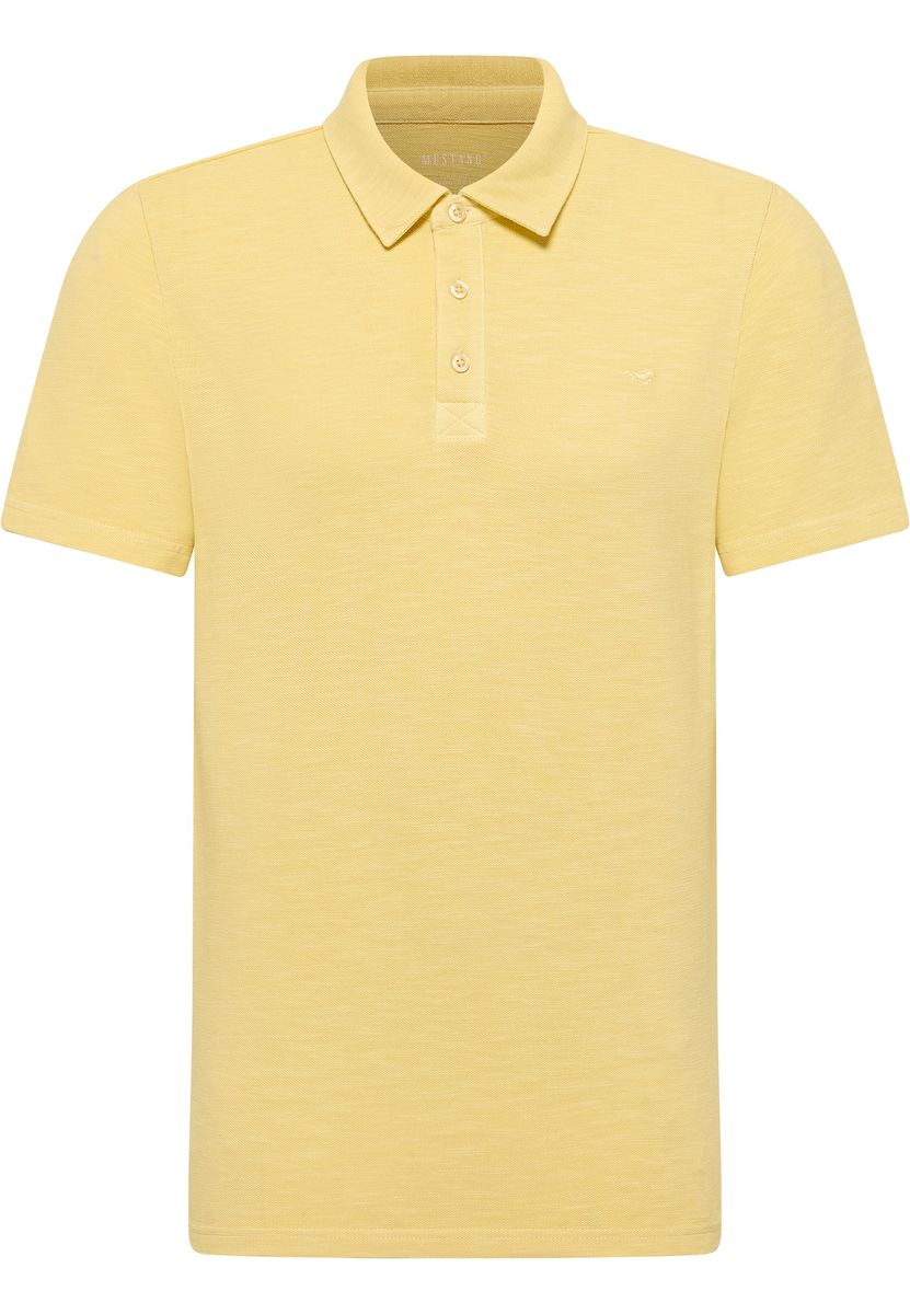 Klassisches Slub-Poloshirt aus Baumwolle